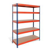 Regalset mit 5 HDF-Regalböden im Industriedesign