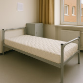 #03 FOLDING BED GREY - Klappbett, Metall